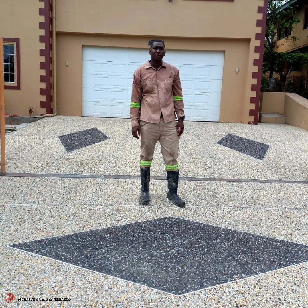 Craftsman working on floor